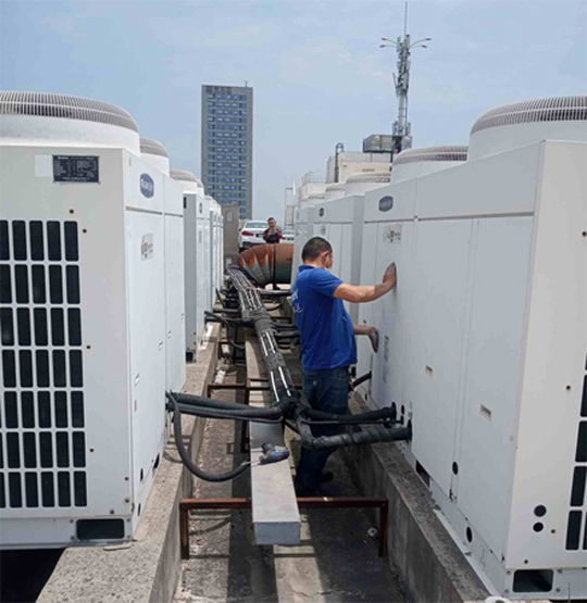 望花中央空调制热和不制冷系统维修方法